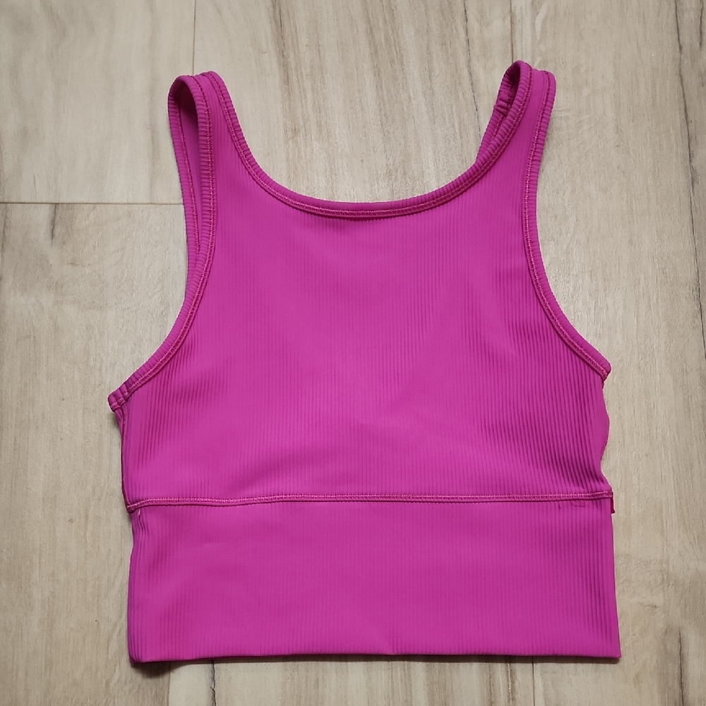 Lululemon Power Pivot Pink Tank
